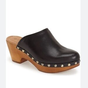 New Nordstrom Corso Como black mid heel clogs 7